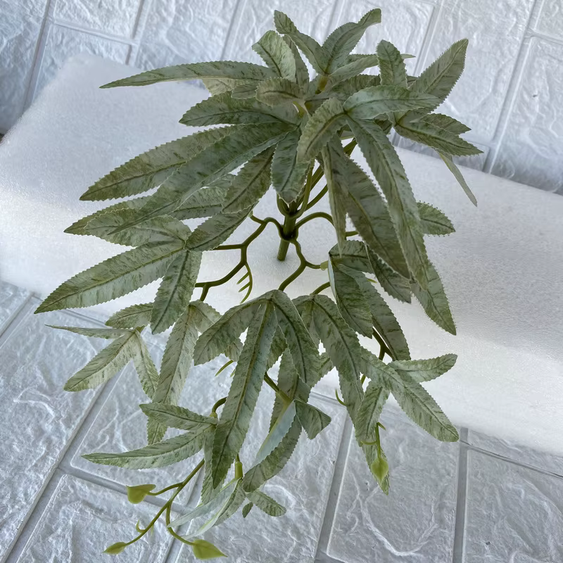 Plantes Vertes Artificielles, Fougère, Crabe, en Pot, Accessoires de Photographie de Mariage, Décora