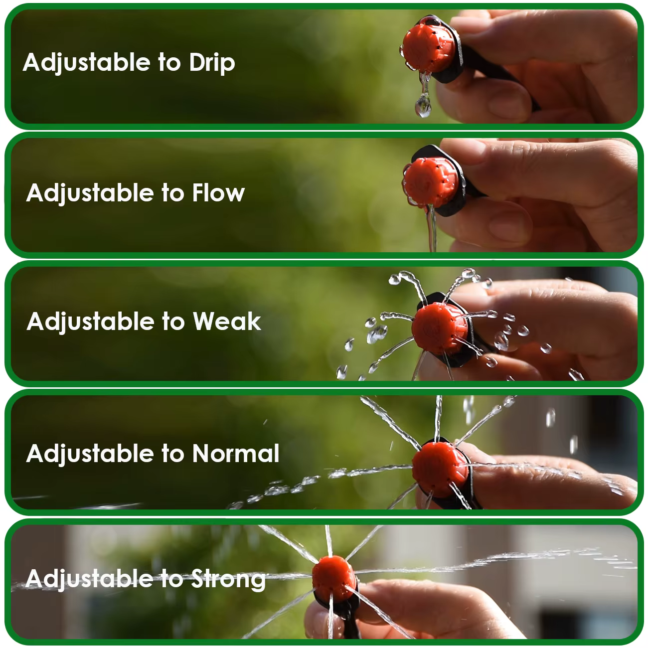 KESLA 30-800X jardin 4/7MM Micro buse réglable système d'irrigation goutte à goutte 1/4 ''arrosage a