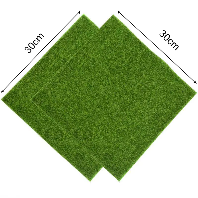 Simulation de prairie artificielle 30x30cm, fausse mousse, faux Tturf, petite cour, aménagement de s