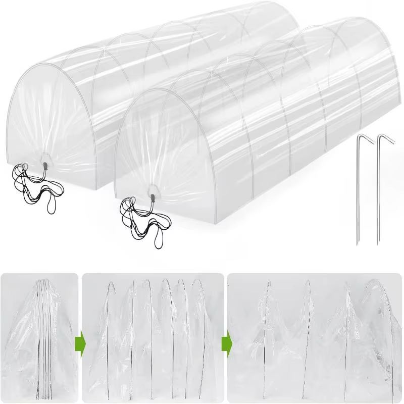 Jardin extérieur serre Tunnel ombre filet couverture Portable Cloche cerceaux pour jardin cour Patio