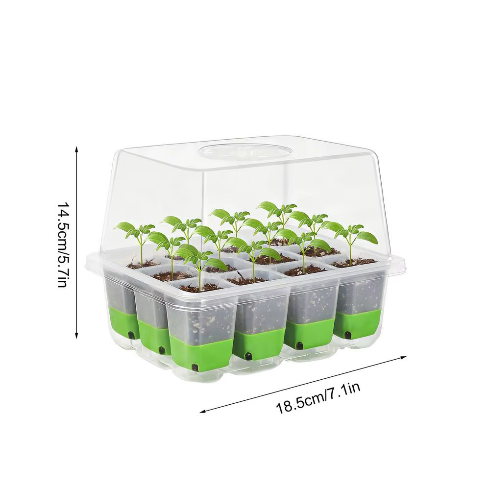 Mini pots pour plantes avec trous de drainage, faciles à repiquer, conteneurs pour fleurs, tomates,