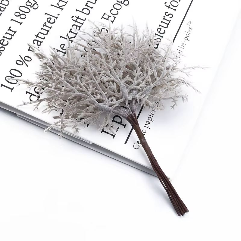 Faux plantes Plantes Artificielles Pas Cher De Noël Feuilles Vase Maison Chambre Décor De Mariage Nu
