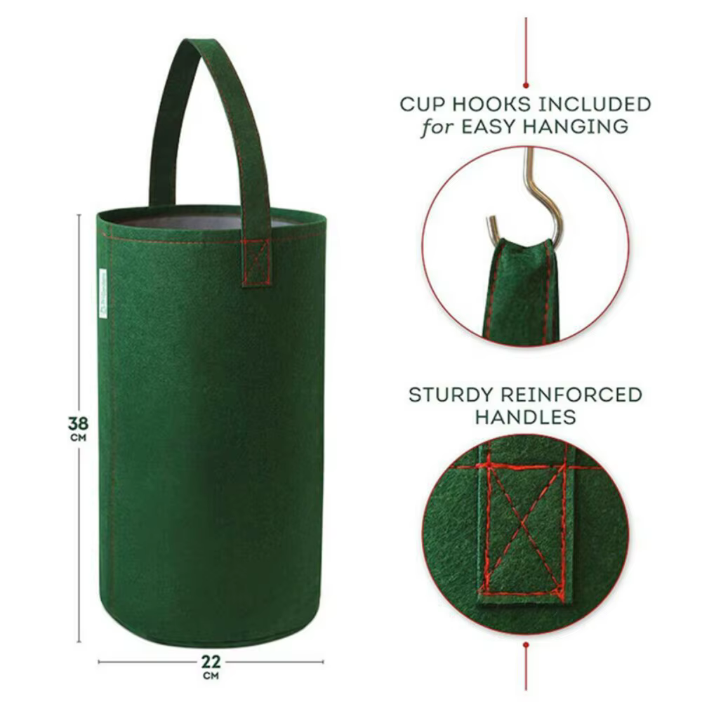 Sac de culture de tomate en feutre multifonctionnel, jardinière à l'envers, sacs de culture de plant