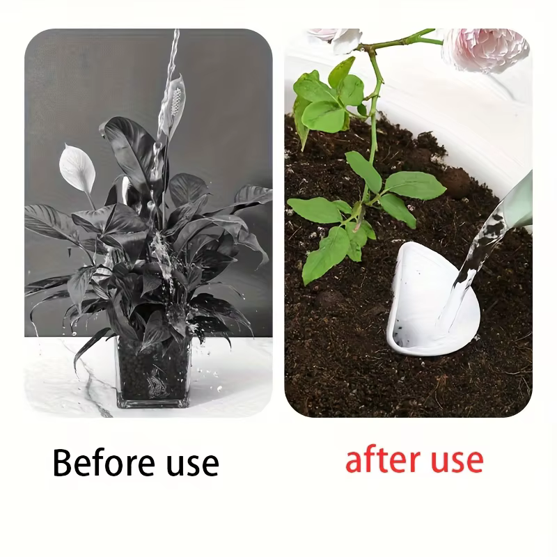 Dispositif d'arrosage respirant pour plantes coniques, 6 pièces, fond de bonsaï de jardin, plante de