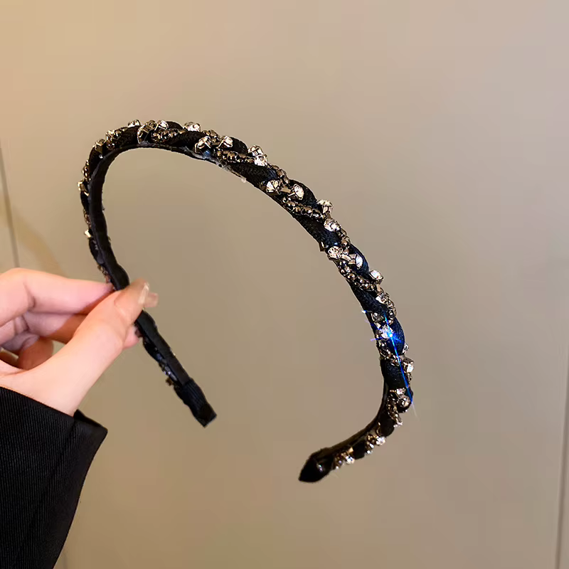 Bandeau de cheveux fleur perle pour femme, bandeau tête de mort haute, pression supérieure, breloque