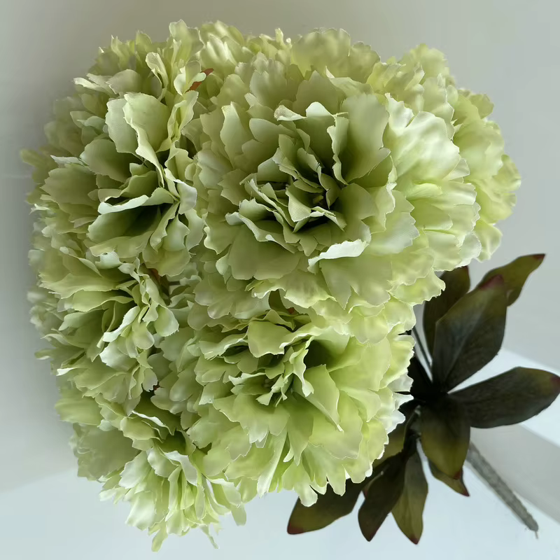 Fleurs artificielles d'hibiscus à 7 têtes |   Faux Bouquet d'hibiscus réaliste pour la décoration de