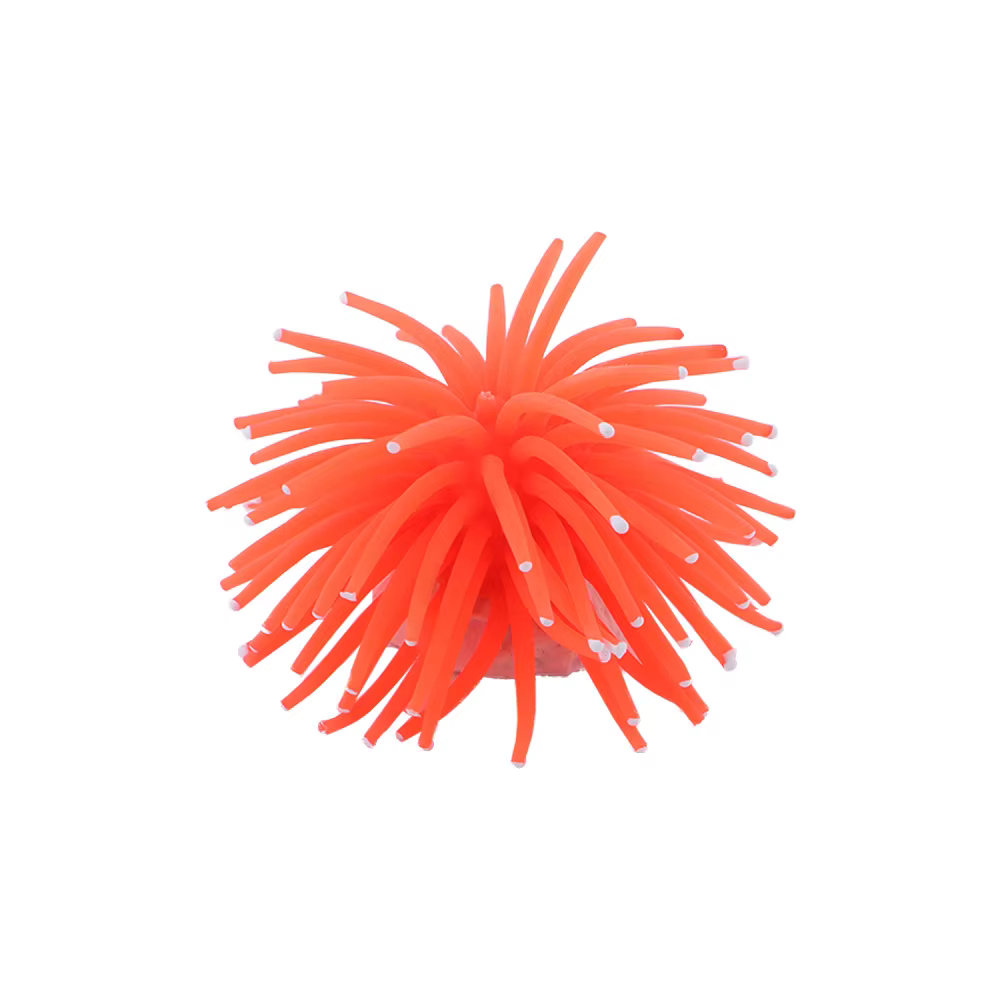 Herbe plastique récif Silicone Aquarium ornement corail ornement décor Silicone plante poisson corai