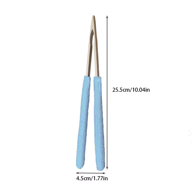Pince de nettoyage de feuilles 1 pièce, brosse de nettoyage de plantes vertes à main avec manche en 
