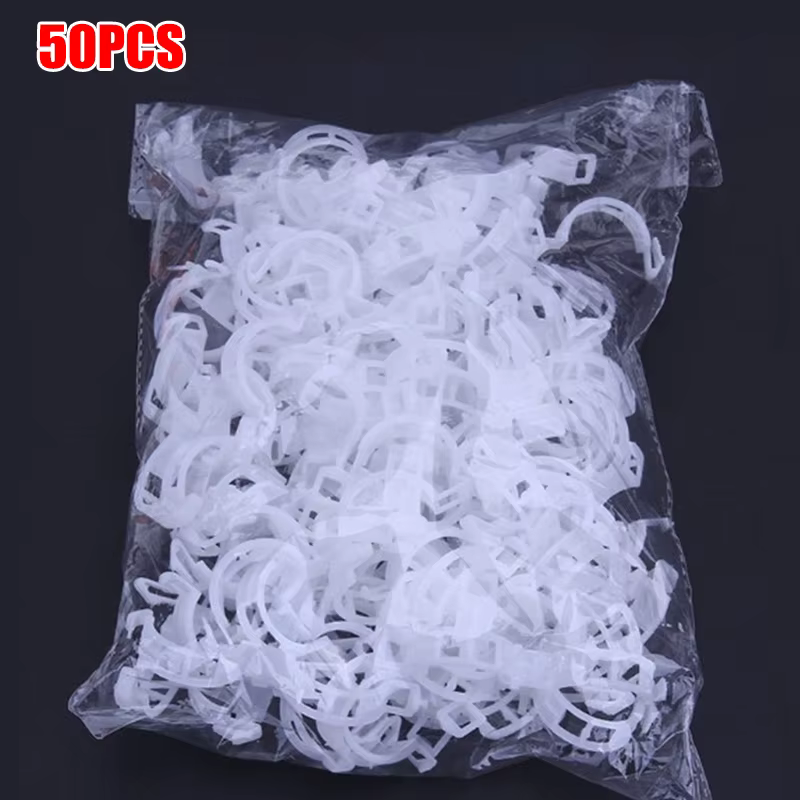 Supports de Clips pour plantes, connexions en plastique réutilisables, fixation de tige de tomate de