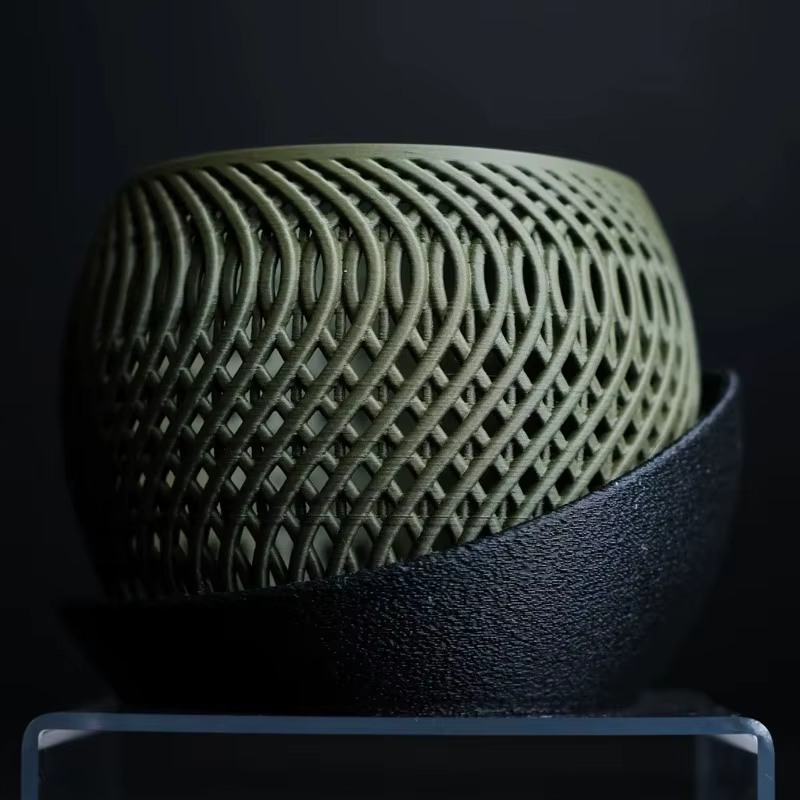 Pot de fleurs imprimé en 3D, pot d'orchidée, pot de fleurs polygonal pour plantes succulentes, art m