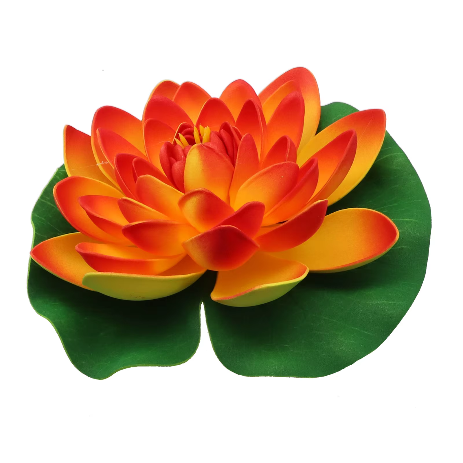 Lotus flottant en plastique, simulation de nénuphar, 18 cm, lotus artificiel, plante artificielle DI