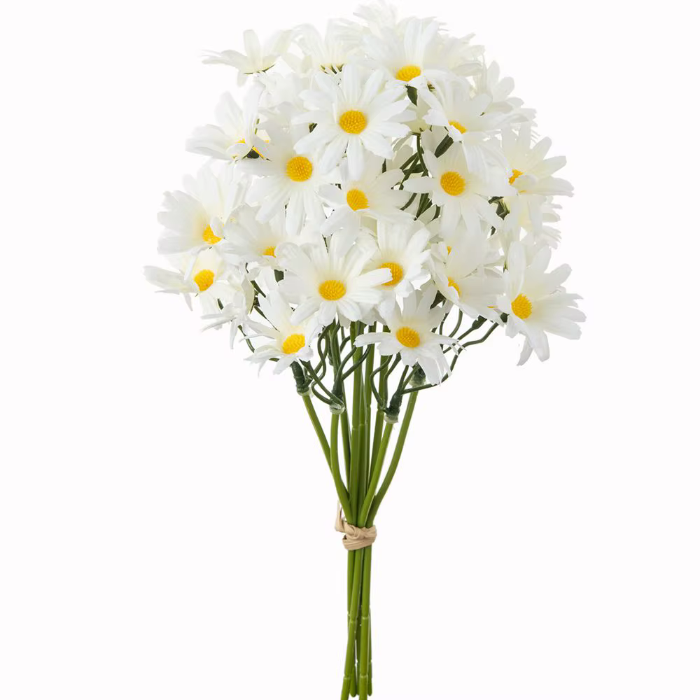 Soie Fleurs Artificielles Bulbous Chrysanthème Bulle Herbe En Plein Air De Mariage Couronnes De Mari
