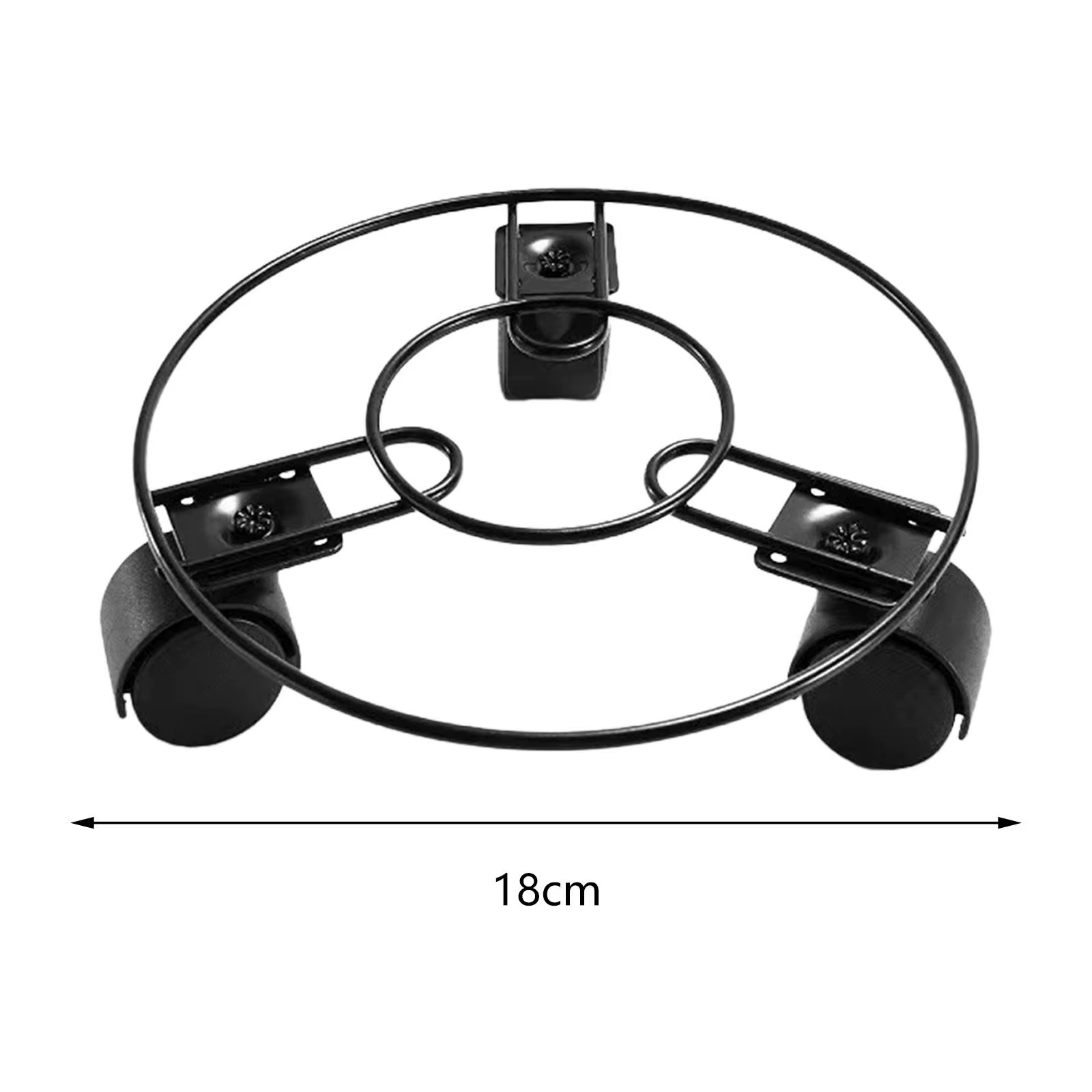 Soucoupe à plantes support pour plantes roulant avec 3 roues plateau pour plantes rouleau accessoire