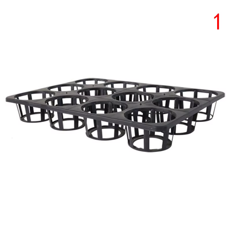 Pots de pépinière en plastique, pots ronds pour fleurs, plateaux de semis pour cellules, semis de gr