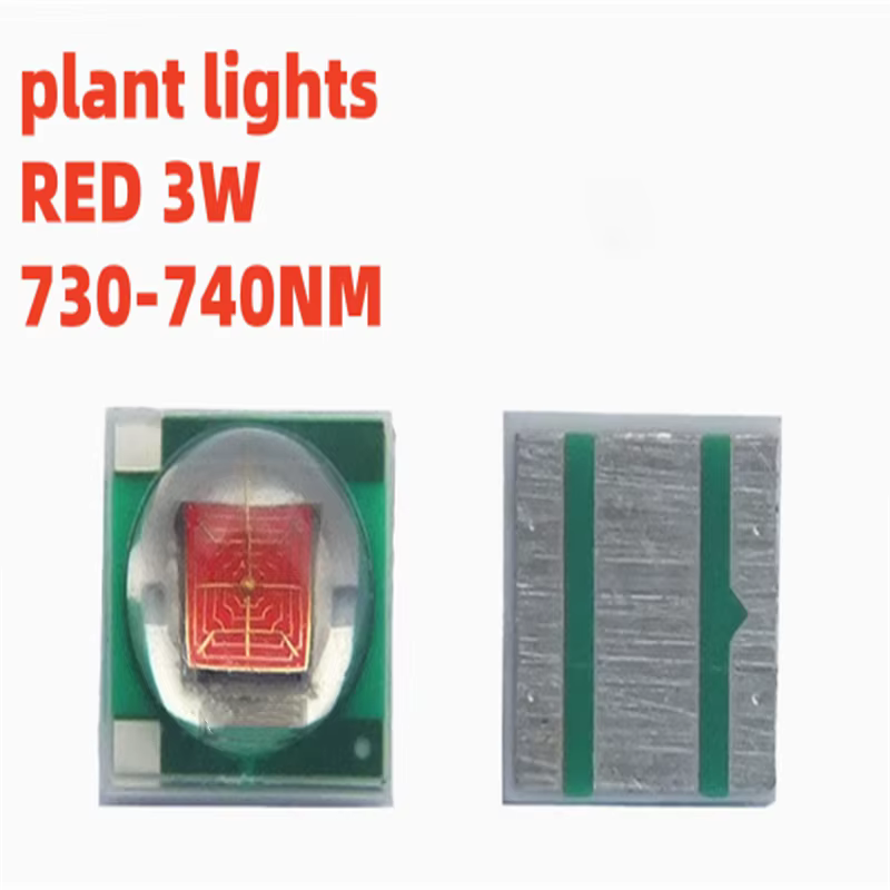 20 pièces 3535 tête sphérique en céramique plante lumière rouge lumière rouge super lumineux SMD LED