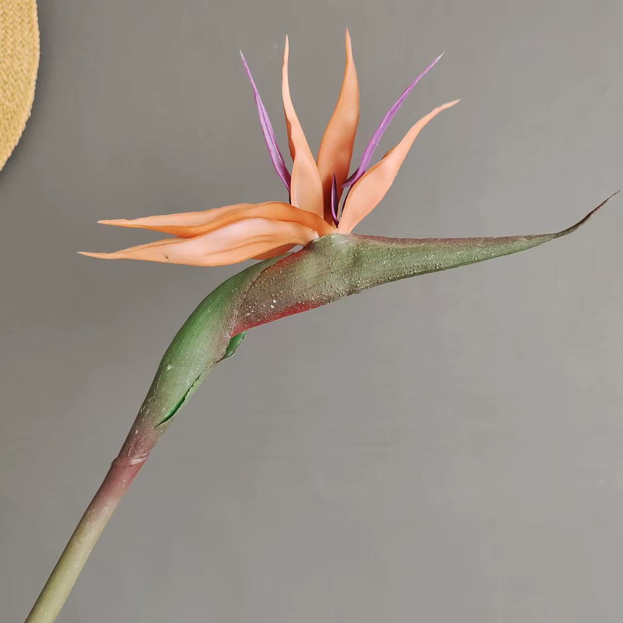 Grand oiseau de paradis, fleur tropicale artificielle, fausse plante d'oiseau de paradis pour la mai