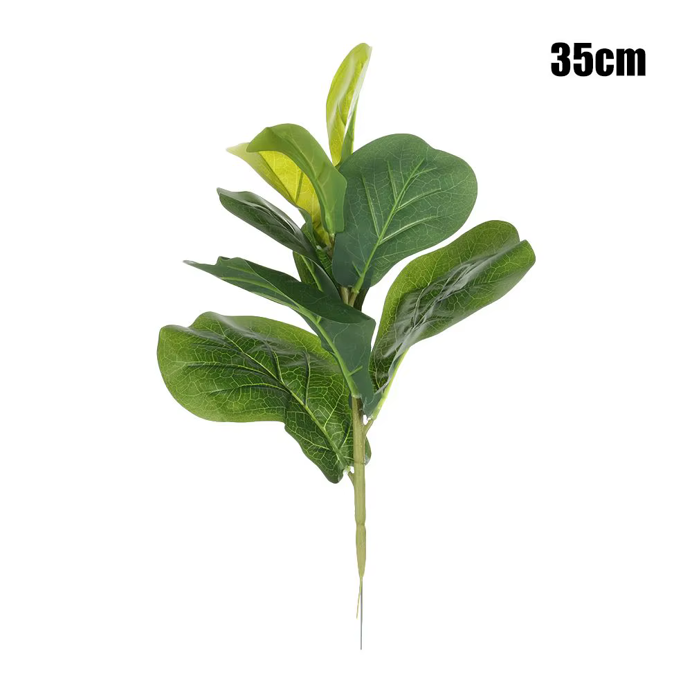 Branche de Ficus Artificielle, Fausses Plantes, Verdure Réaliste, Fournitures de ix, Décoration de M