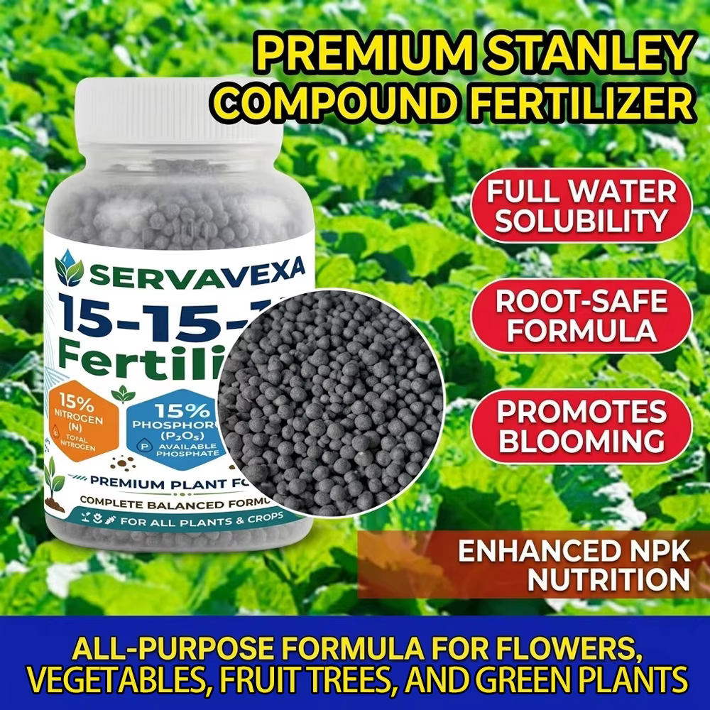Engrais granulaire premium 15-15-15 - Alimentation végétale NPK équilibrée (azote, phosphore, potass