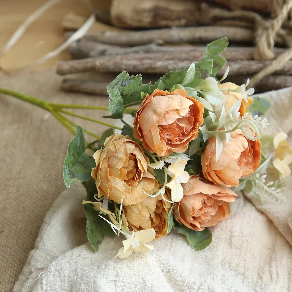 Rose artificielle européenne en soie de haute qualité, décoration de mariage, vacances d'hiver, gran