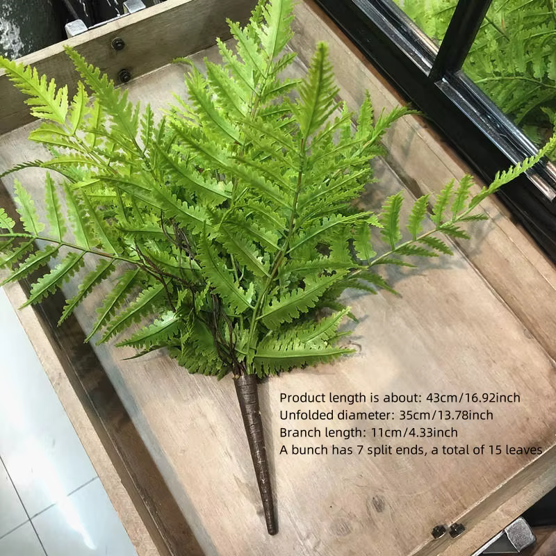 Plantes artificielles pour chambre à coucher, 1 pièce, décoration de maison avec 7 Branches, fausses