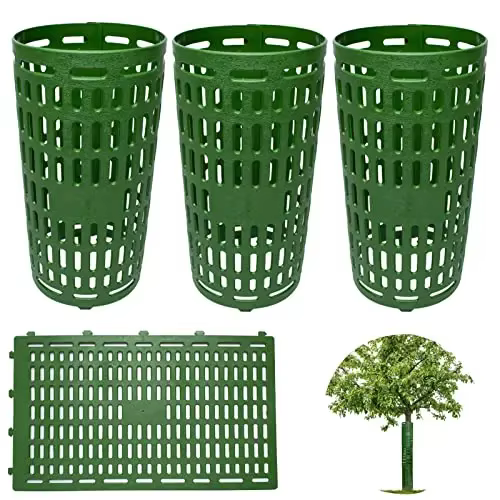 Protecteurs de tronc de plantes, enveloppes d'arbre réglables, couvertures de tronc d'arbre en maill