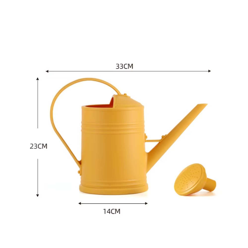 Arrosoir de jardin 2L à long bec pour plantes et fleurs, pulvérisateur d'eau en plastique grande cap