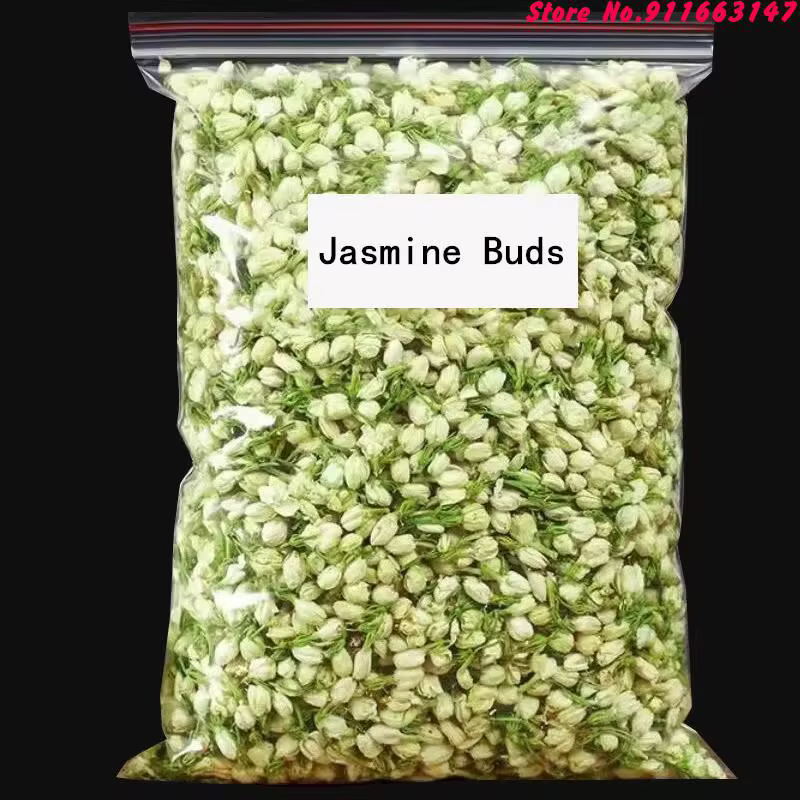 Fleurs de jasmin séchées naturelles en vrac, 100g-200g, utilisées pour la décoration de bougies, les