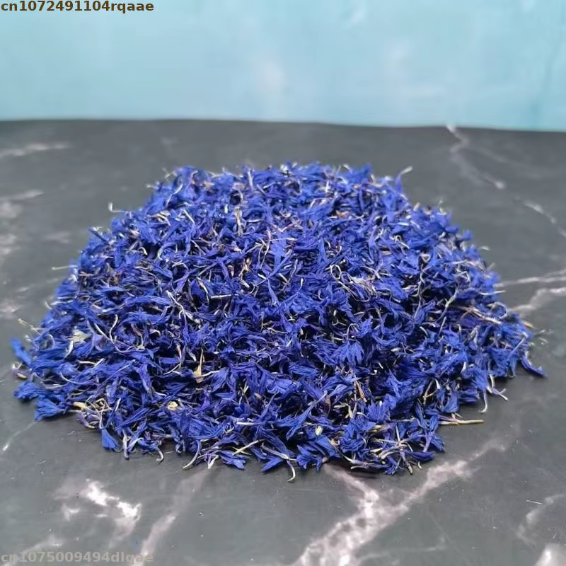 Pétalon de fleur séchée de bleu naturel, pour savon, bougie, Essence, thé, matériaux de fabrication 