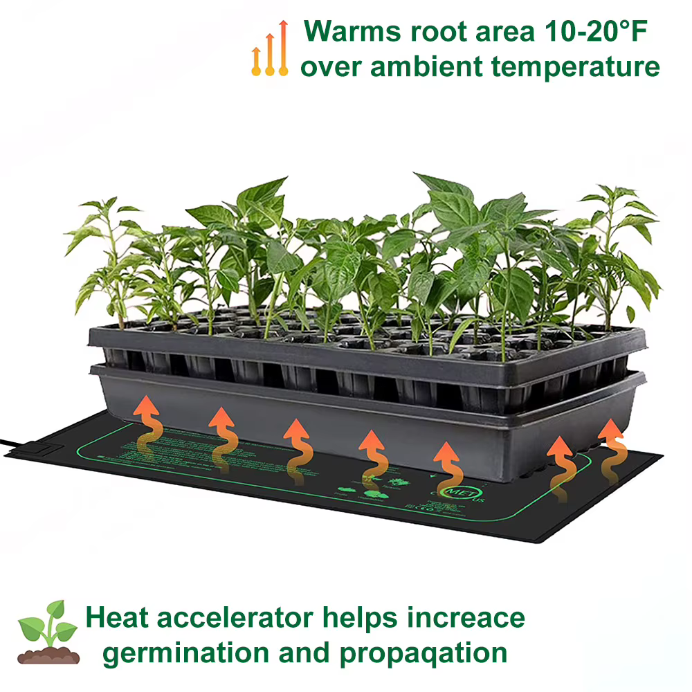 Coussin chauffant étanche pour la germination des plantes d'intérieur, polymères thermiques pour sem
