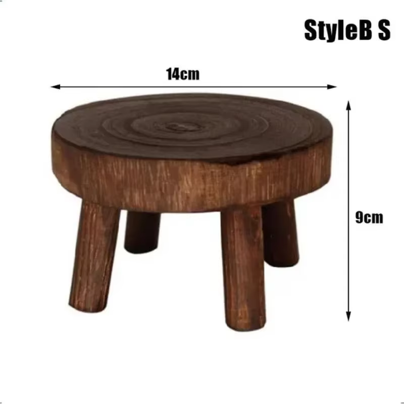 Support de plantes en bois, support de Base de Pot de fleur, tabouret d'intérieur et d'extérieur, pl