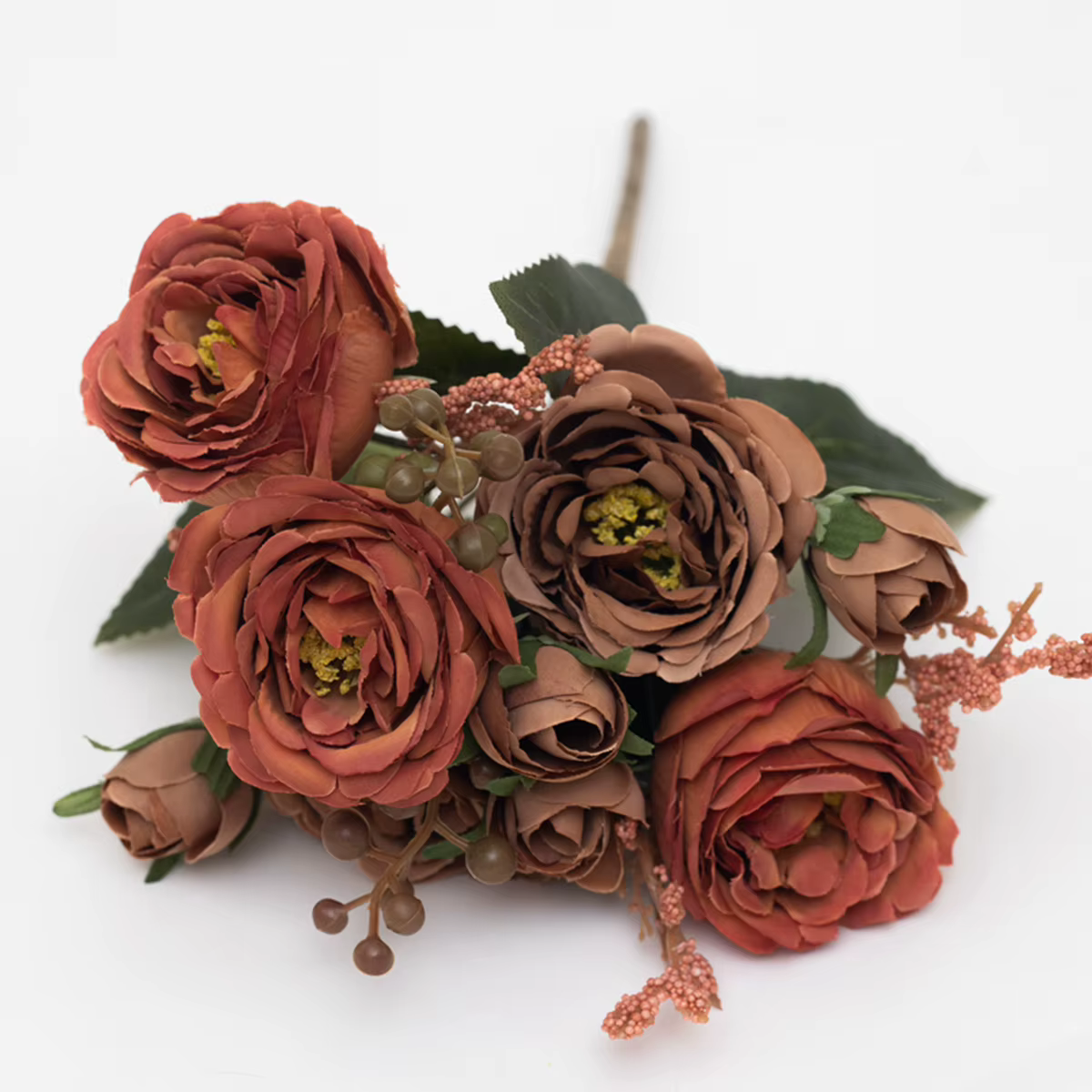 Pivoines simulées, mariages, saint-valentin, bouquet de mariée, fête des mères, décoration de maison