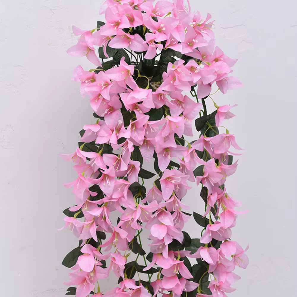Réaliste Faux Bougainvillea Fausses soie résistant aux UV fleurs artificielles plante décoration d'é