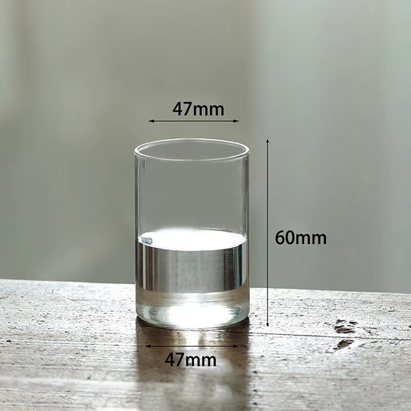 【H】Vase en verre pour plantes hydroponiques, vase en verre transparent, vase cylindrique, vase à fle