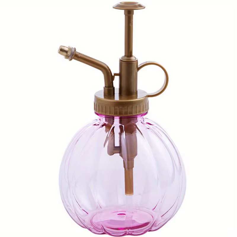Pot d'arrosage créatif en plastique en forme de citrouille, fleur succulente, Vintage, coloré, press