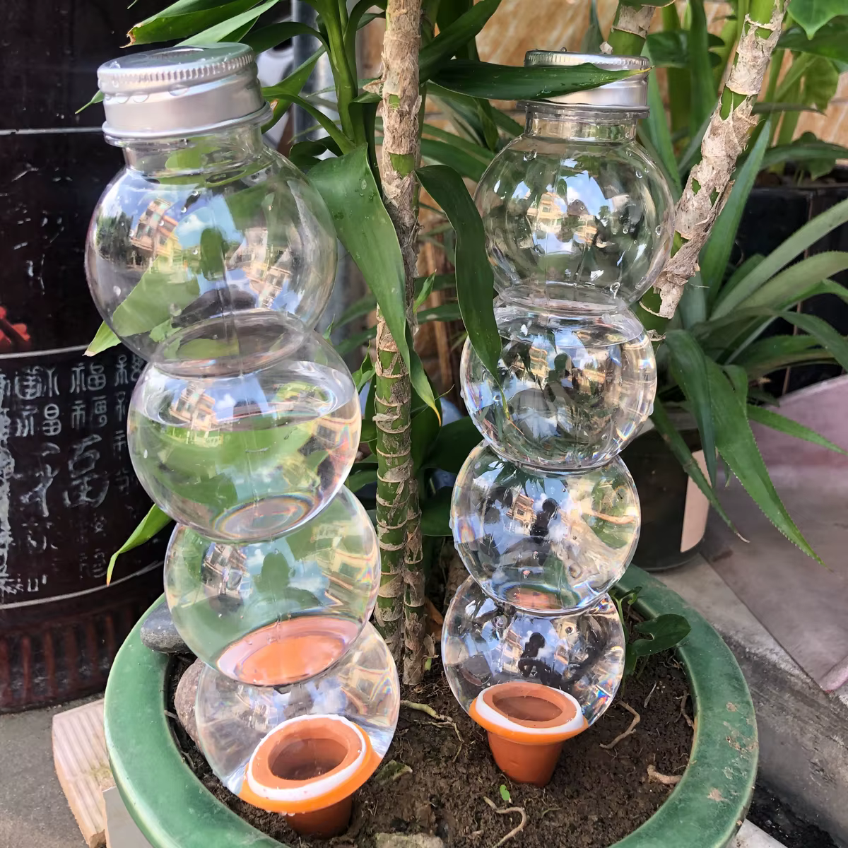 Système d'arrosage automatique pour plantes, 2 pièces, pour l'intérieur et l'extérieur, fournitures 