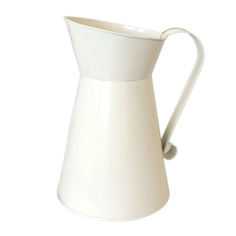Pot fleur d'arrosage blanc rustique, décor Vintage ferme, Pot fleur, décoration maison, fournitures 
