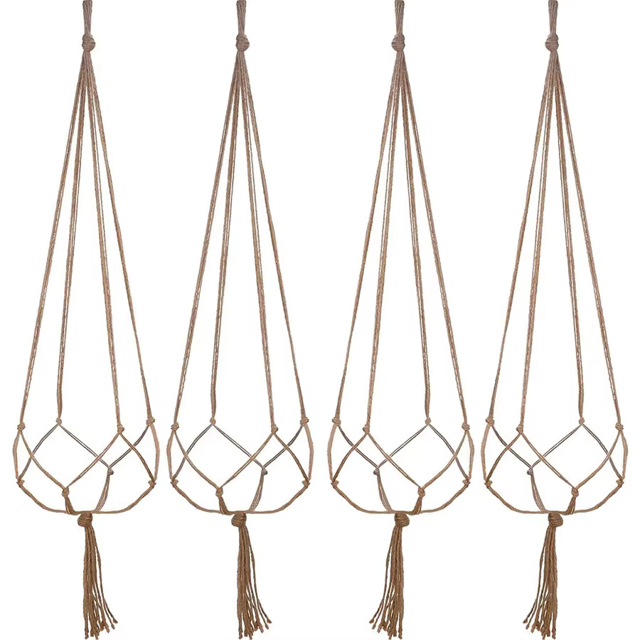 Plante cintre corde après balcon accessoires suspendus parterre de fleurs Pot décorations de jardin