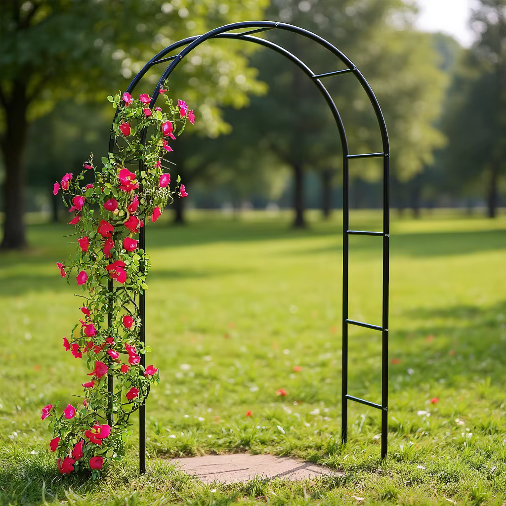 Arche de support pour plantes grimpantes d'extérieur, pour roses et glycines, pour 1-2 personnes, re