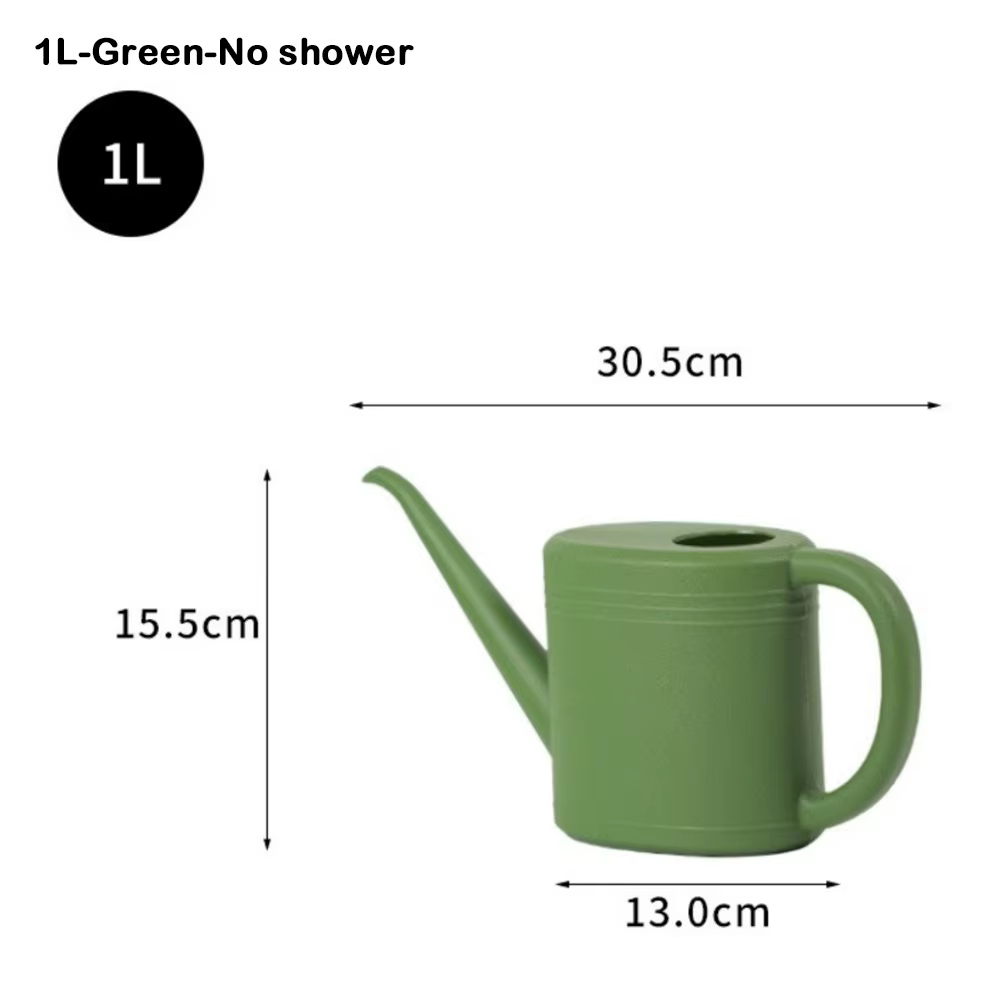 Arrosoir en plastique 1L/2L pour plantes de jardin, pulvérisateur à grande capacité avec long bec po