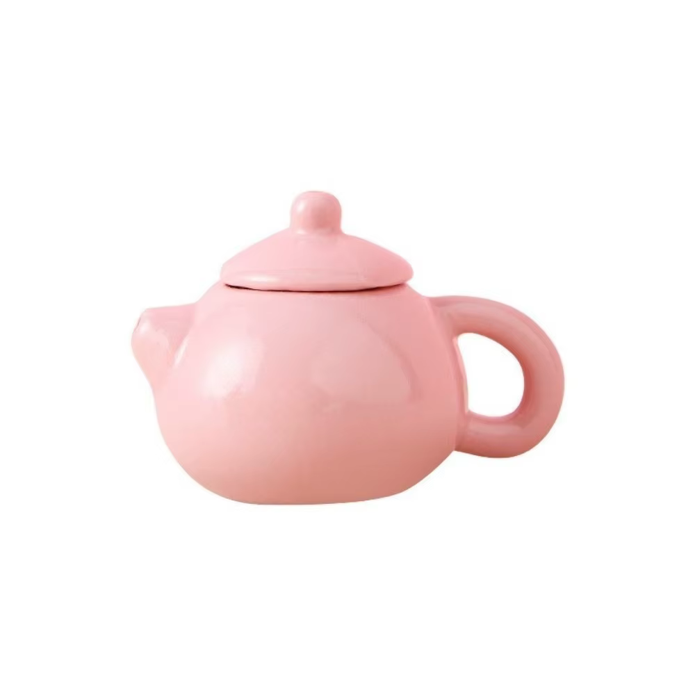 Théière en porcelaine à fleurs de 40 ml, théière miniature en céramique traditionnelle exquise, orne