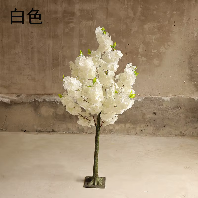 Arbre de cerisier artificiel, plante de simulation, faux arbre fleuri, décoration pour salon, hôtel,