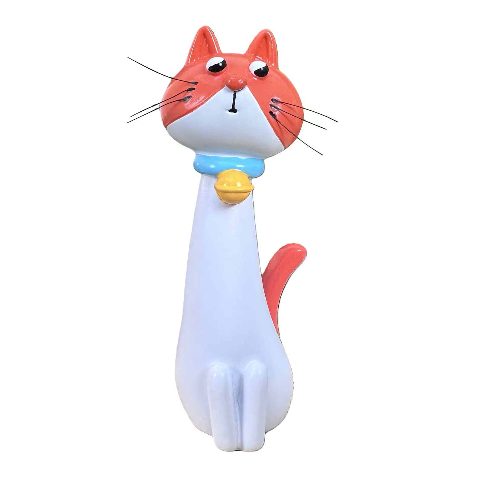 Vase à fleurs fantaisie en résine en forme de chat, 1 à 6 pièces, moderne et mignon, ornement créati