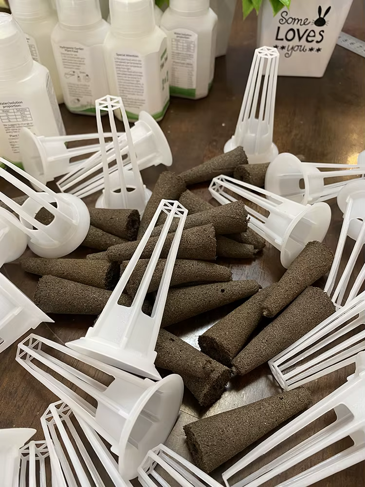 Accessoires hydroponiques, paniers de culture, éponges de forme ronde pour Machine de plantation gén