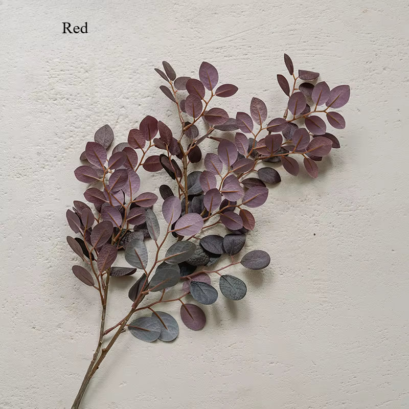 Feuilles de Loropetalum rouges artificielles 27 pouces, fausses fleurs, décoration de maison, décora