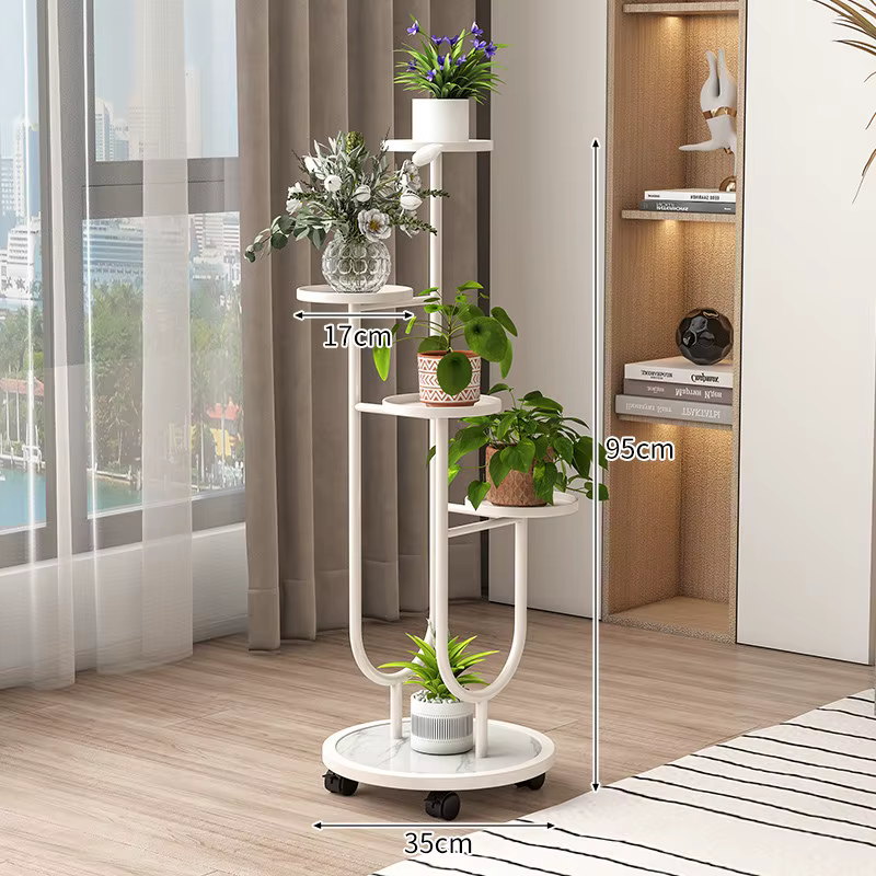 Étagère verticale pour plantes en métal en forme d'arbre, support à plantes pas cher, étagère à plus