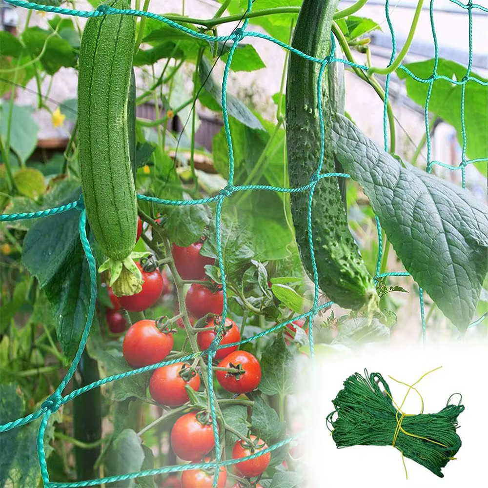 1 filet de jardin en nylon pour plantes grimpantes, filet de treillis robuste en polyester pour toma