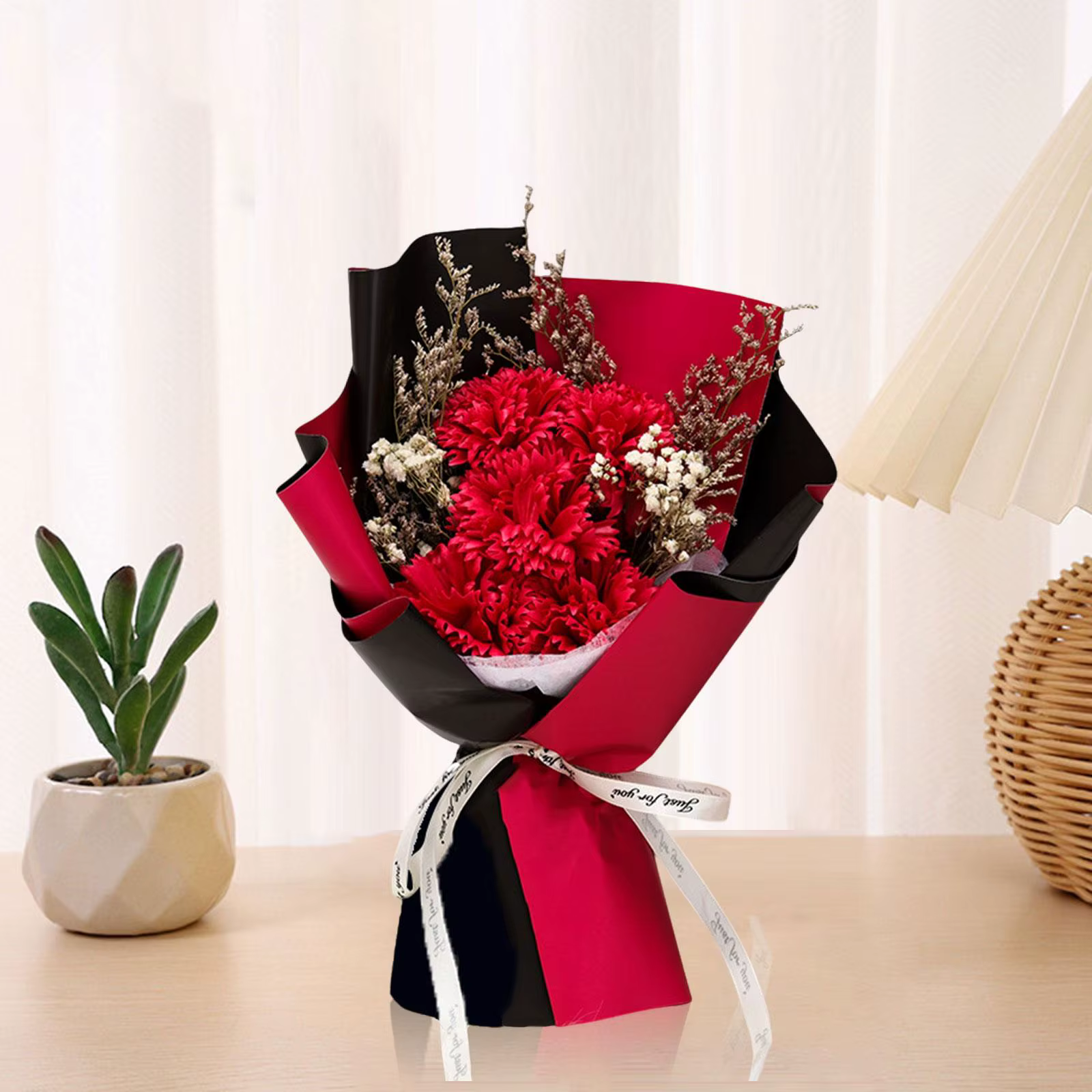 Bouquet de fleurs de Regina parfumé, parfum agréable, cadeau de la Saint-Valentin, cadeau des travai