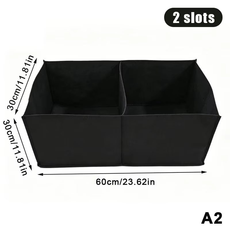 Sac de culture en tissu noir avec 1 à 8 trous, pot de pépinière rectangulaire surélevé réutilisable