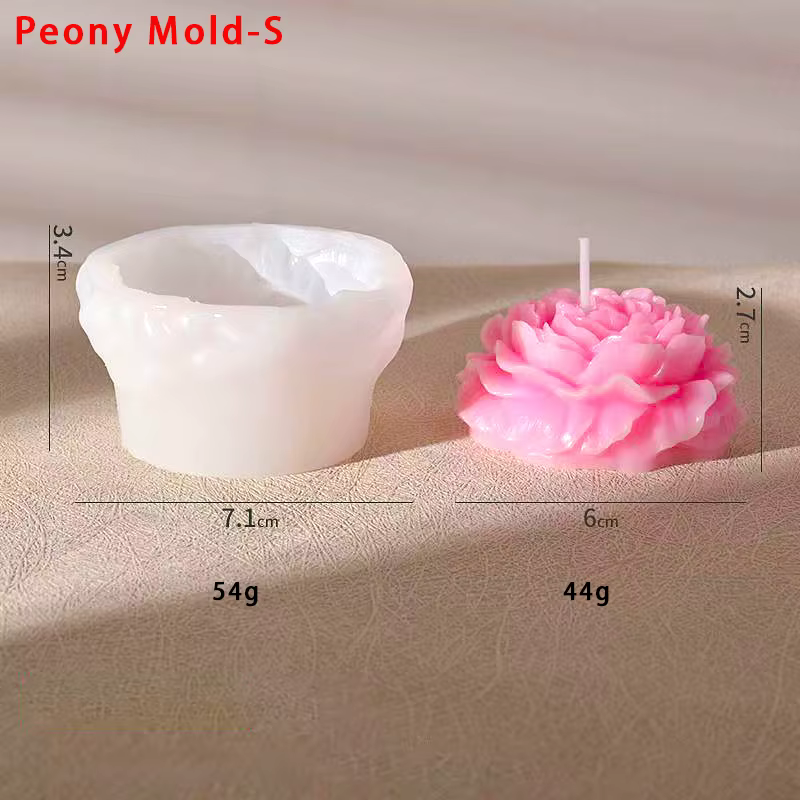Moule 3D en Silicone pour bougie de fleur de jasmin et de gardénia, bougie d'aromathérapie faite à l