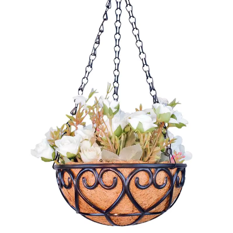 Panier suspendu pot de fleurs cocotier pot de fleur intérieur panier suspendu pots de fleurs plante